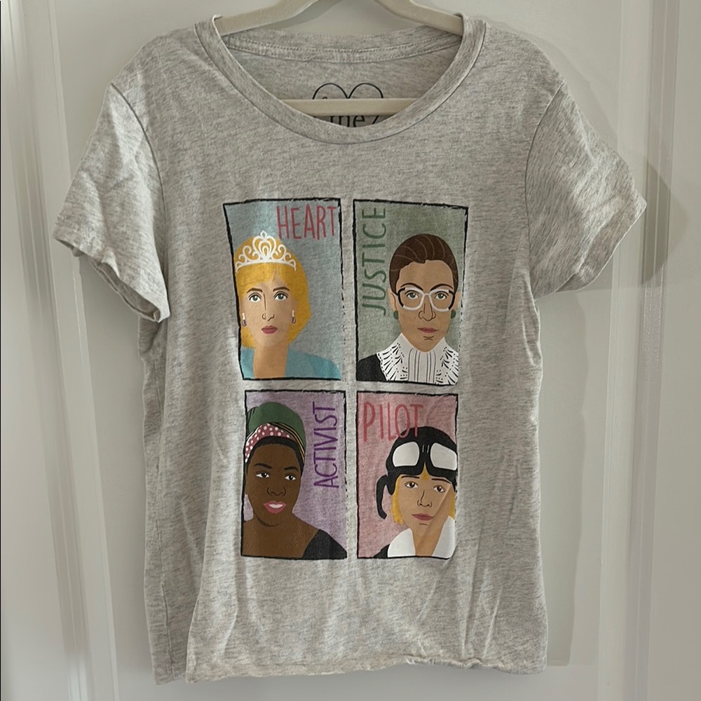 Gray Graphic Kids Tee